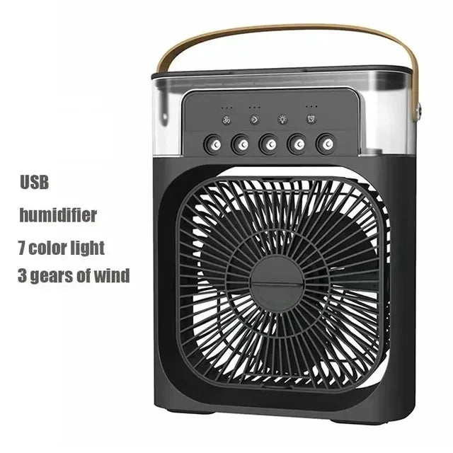 Portable 3-in-1 Air Cooler with LED Night Light and Humidifier