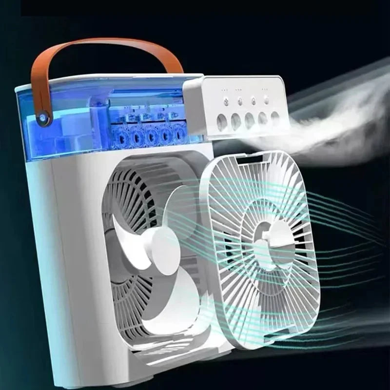 Portable 3-in-1 Air Cooler with LED Night Light and Humidifier